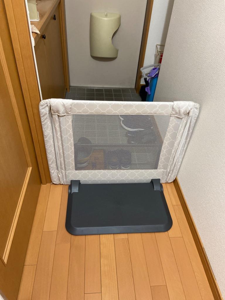 【人気色】23年製 おくだけとおせんぼ S モロッカンベージュ ベビーフェンス nihonikuji ベビーゲート 日本育児 おくだけとおせんぼ Sサイズ