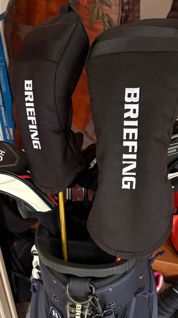 BRIEFING GOLF DRIVER COVER PRO AIR（BLACK）BRG241G40 ヘッドカバー