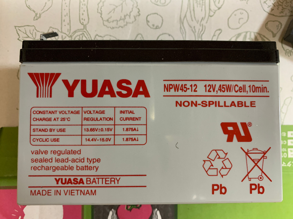 Amazon | 台湾ユアサ YUASA NPW45-12 シールドバッテリー UPS
