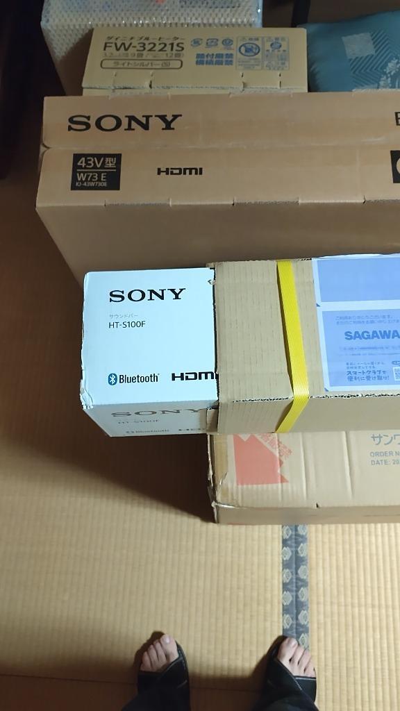SONY ソニー サウンドバー HT-S100F 100Wハイパワー フロント