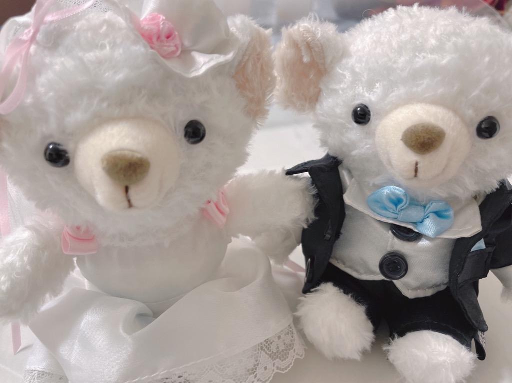 Mサイズ ぬいぐるみ電報 結婚式 入籍祝い コービーコービー ウェディング ぬいぐるみ くま ウェルカムドールにも :den04:バルーンショップ  バルバルーン - 通販 - Yahoo!ショッピング