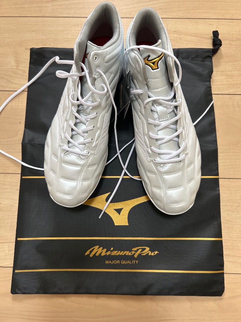 ミズノプロ MizunoPro 野球 投手向けスパイク25.5 Mizuno Pro 球速が上がる 2025モデル ミズノプロ 野球 白