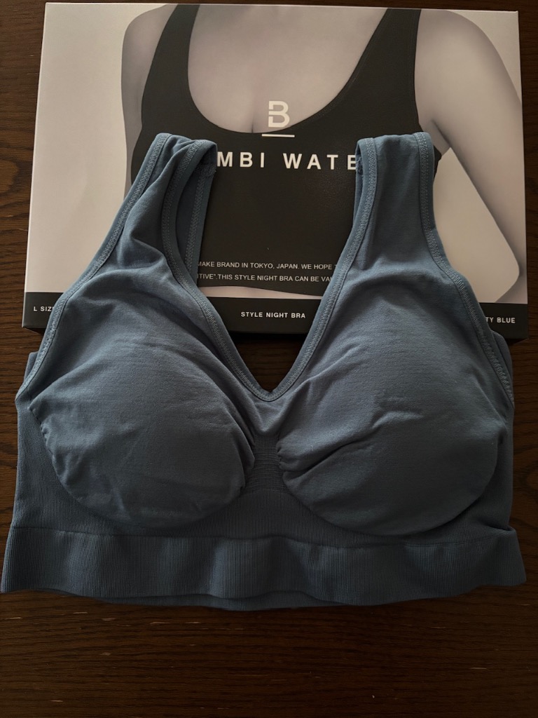 2024年激安 BAMBI 脇高ブラ ノンワイヤーブラ ブラジャー ナイトブラ WATER ぬいぐるみ