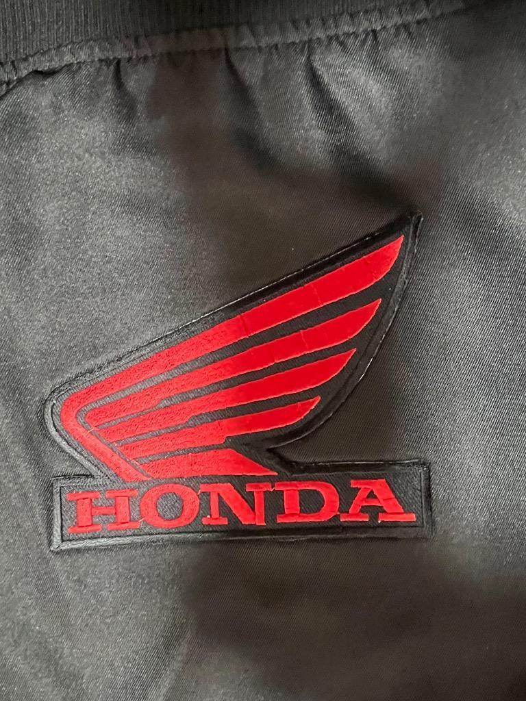 LA買付 HONDA WING 刺繍ワッペン MC パッチ アイロン MAN MADE BLACK