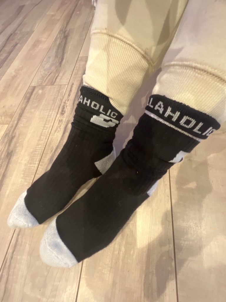 ballaholic B socks (black/white) ボーラホリック ソックス 