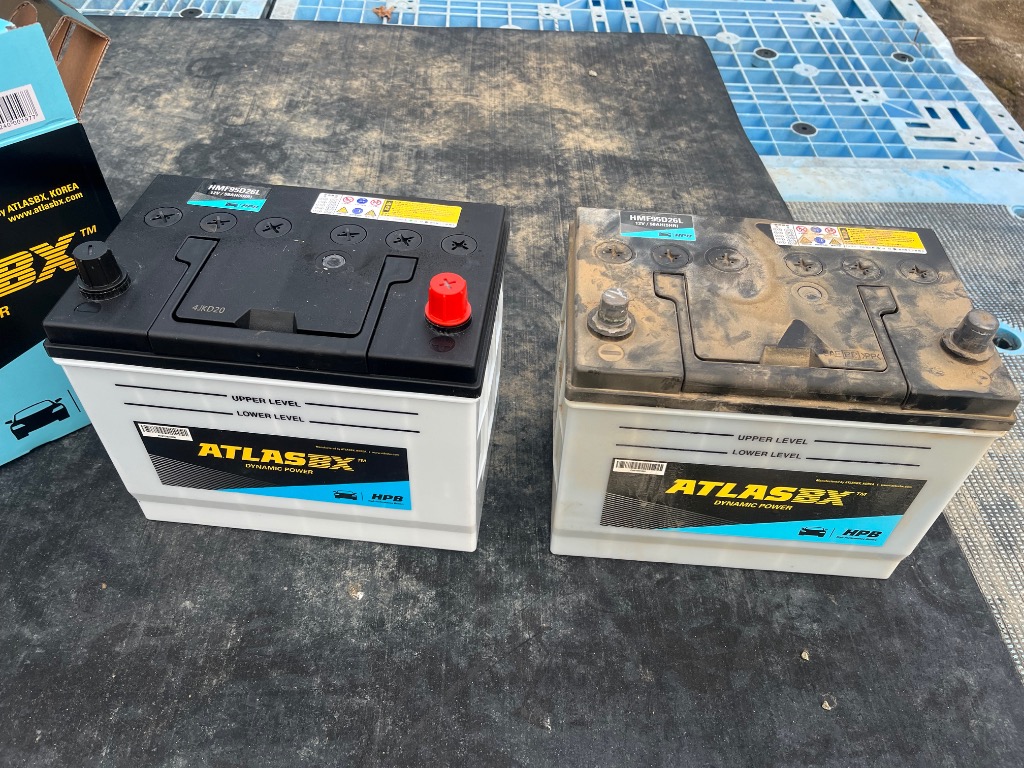 ATLASBX DYNAMIC POWER 「MF95D26R」 AT 95D26R メンテナンスフリーバッテリー ATLAS BX 1個 アトラス