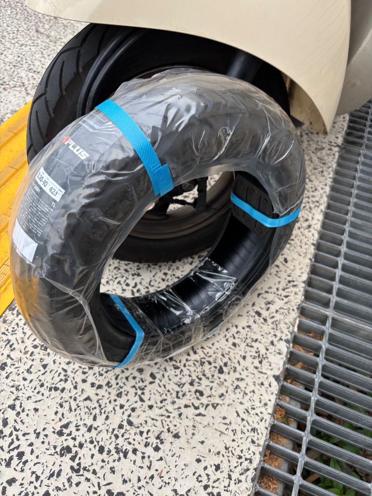 バイク用タイヤ D-PLUS 3.00-10 42J TL コスパ最強 ジョルノ スーパー