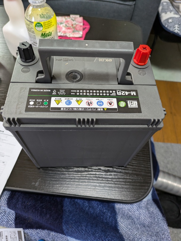 SUPER NATTO 自動車 バッテリー M-42R/55B19R 販売総数100万個