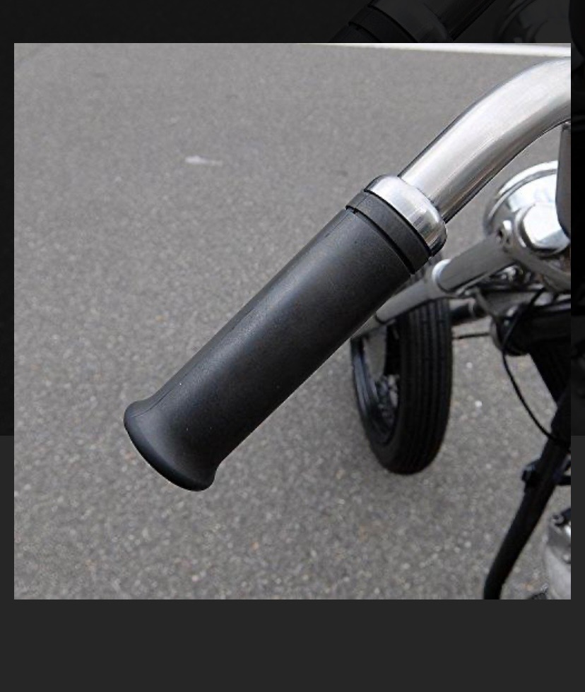 【正規品】ナイスモーターサイクル　ハマーグリップ　インチ用　ハーレー　ブラック Amazon | ジャックハマーグリップ黒 ハーレー用 1インチ ナイス
