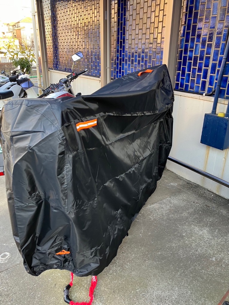 バイクカバー 大型 厚手 420d 125cc 250cc 400cc 原付 耐熱 リア