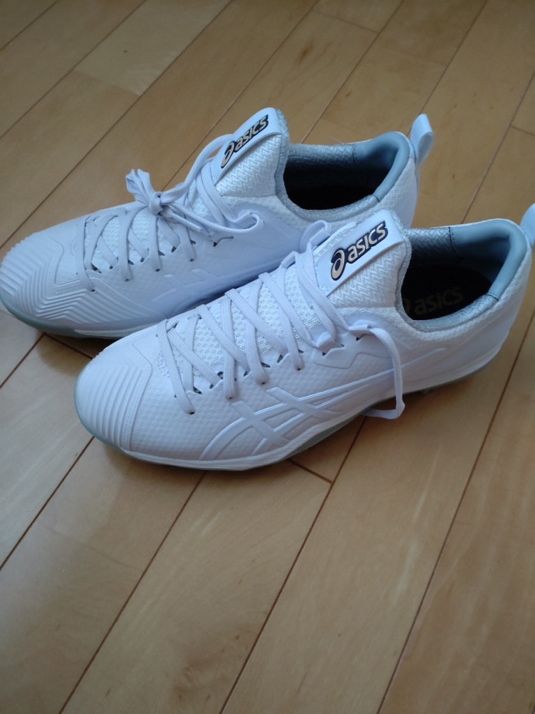 ASICS 交換無料 野球 スパイク ポイント 大人 白 黒 アシックス