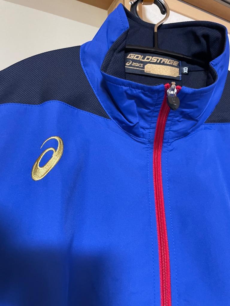 ASICS アシックス トレーニングジャケット 野球 ゴールド