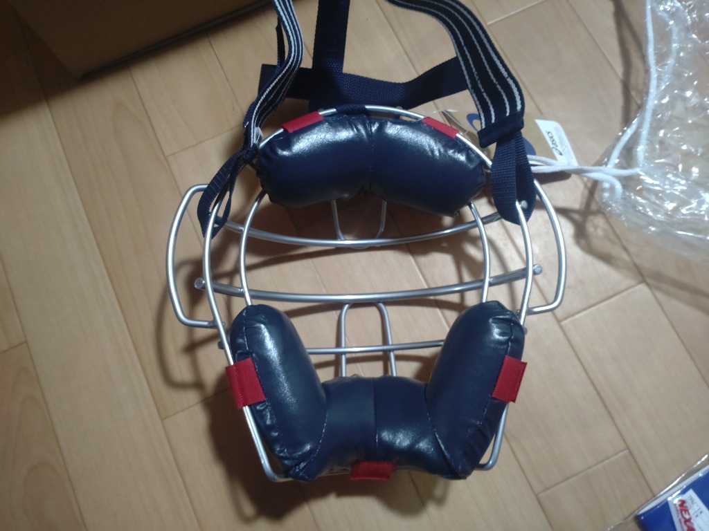 アンティークキャッチャーマスク　軟式野球用　40年以上我が家にある アンティークキャッチャーマスク 軟式野球用 40年以上我が家に