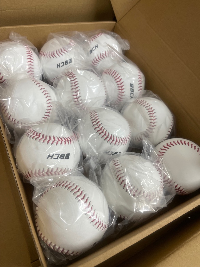 野球 硬式練習球 1ダース(12個) バッティング練習用 硬式球 硬球 牛革