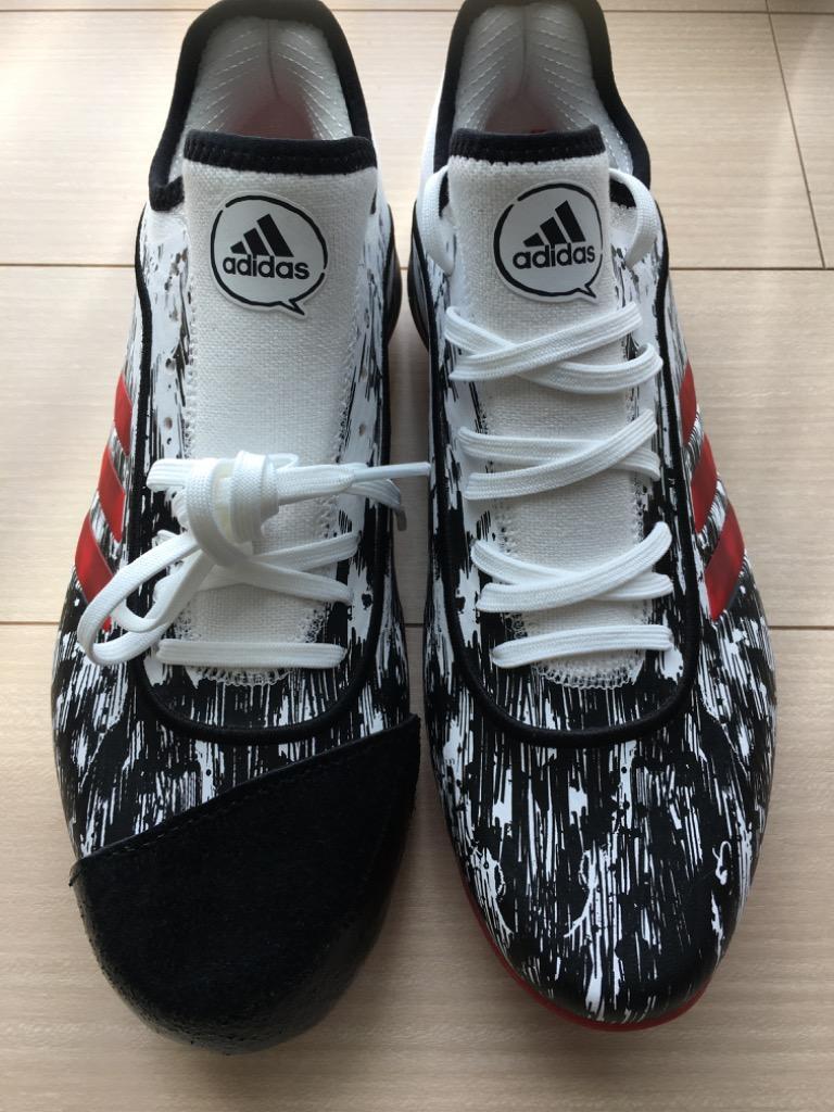 adidas 交換無料 野球 スパイク ポイント ジュニア 白 黒あり
