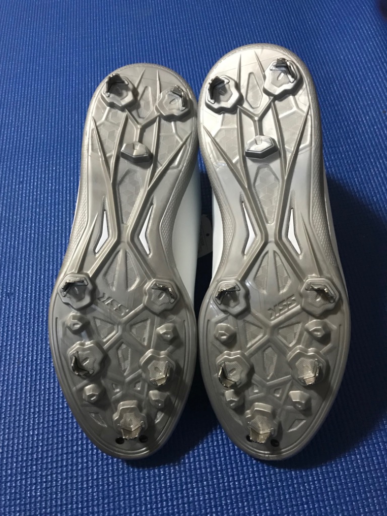SSK 野球　P革付きスパイク　グローロード　TT-VW2 SSF3008 白 エスエスケイ（スポーツ用品） エスエスケイ グローロード TT