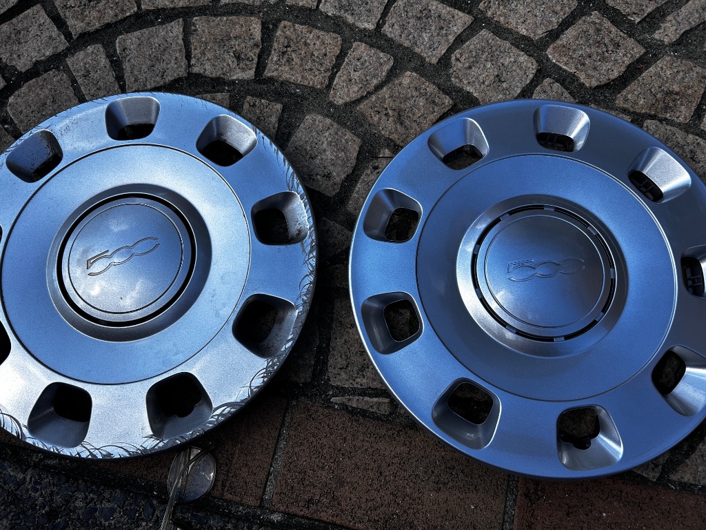 FIAT 純正 14インチ ホイールカバー シルバー 51787644 FIAT