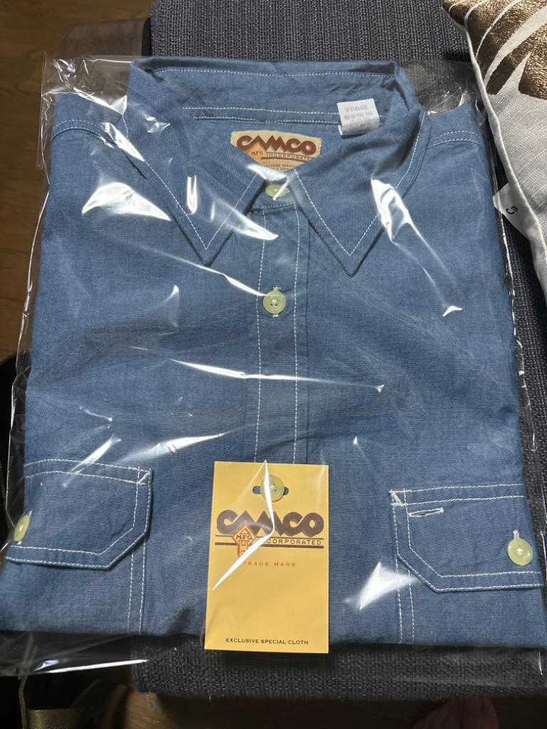 _【新品未使用】CAMCO カムコ S/S CHAMBRAY WORK fit=scale-down,w=1200