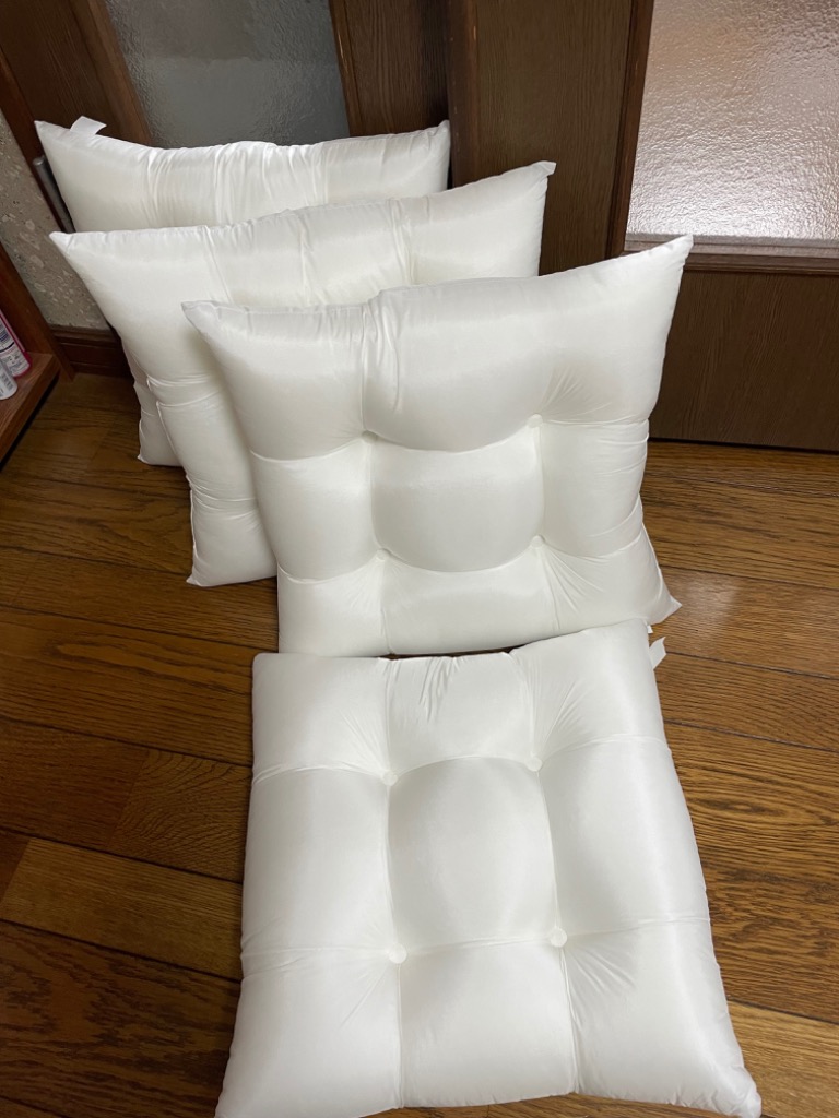洗える ヌードシートクッション 45×45 東レ綿使用 座布団 中身 日本製