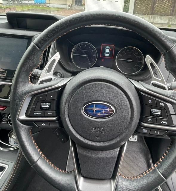 スバル パドルシフト カバー アルミニウム SUBARU シルバー 通販