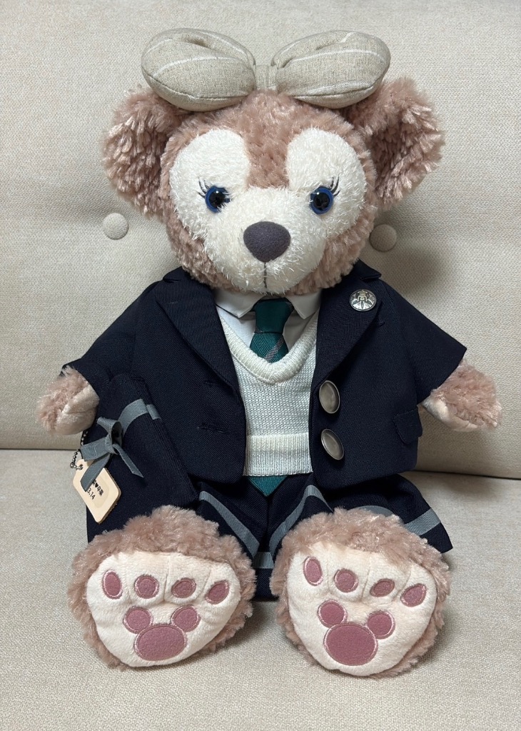 着ていた制服をミニチュアサイズに加工 ダッフィーorシェリー