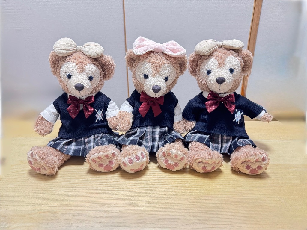 着ていた制服をミニチュアサイズに加工 ダッフィーorシェリーメイ