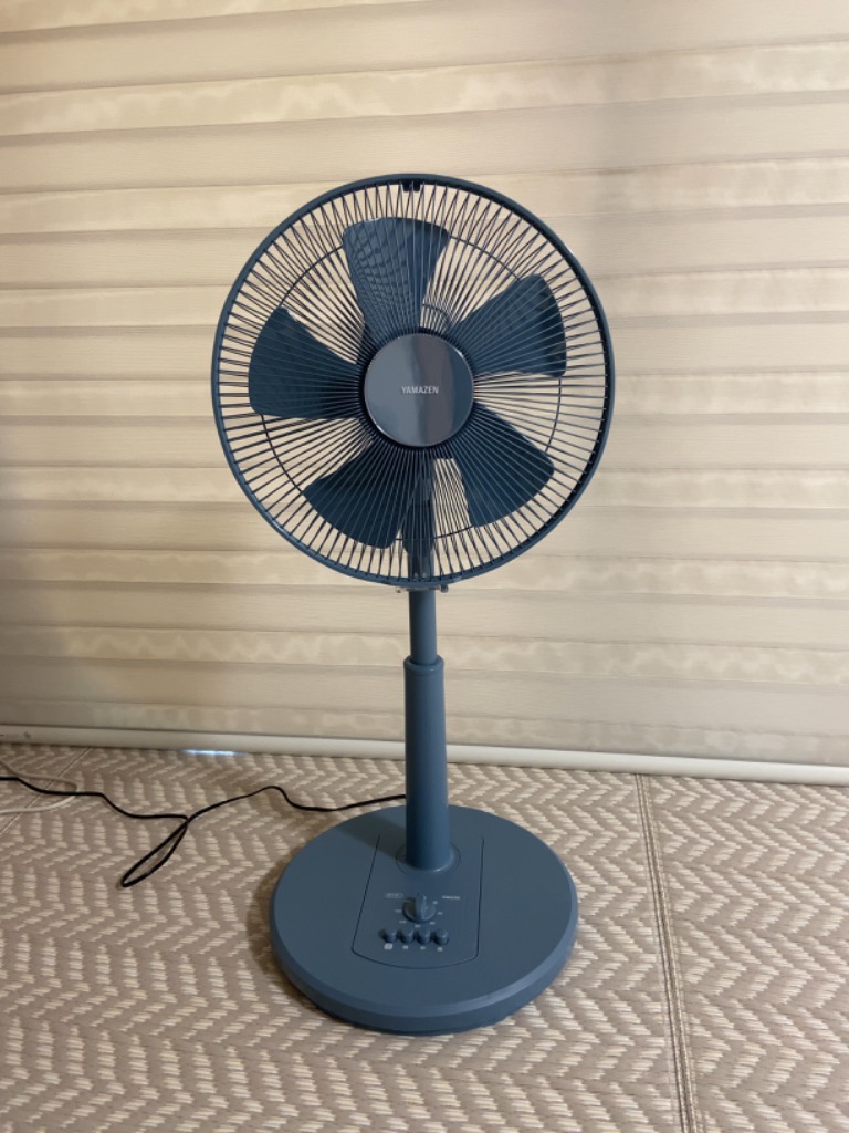 山善 リビング扇風機 30cm 押しボタン 風量3段階 切タイマー