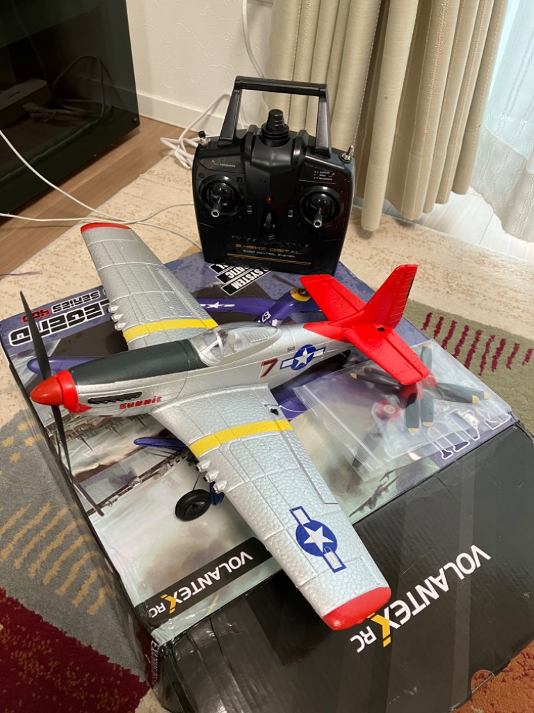 ラジコン 航空機 ゼロ 飛行機 400mm 翼幅2.4g 6軸 リモコン 761