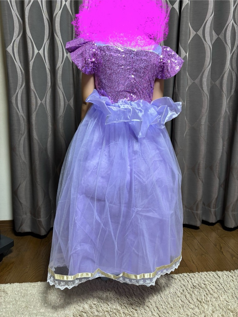 ラプンツェルドレス 子供ドレス コスプレ 衣装 子供 ワンピース