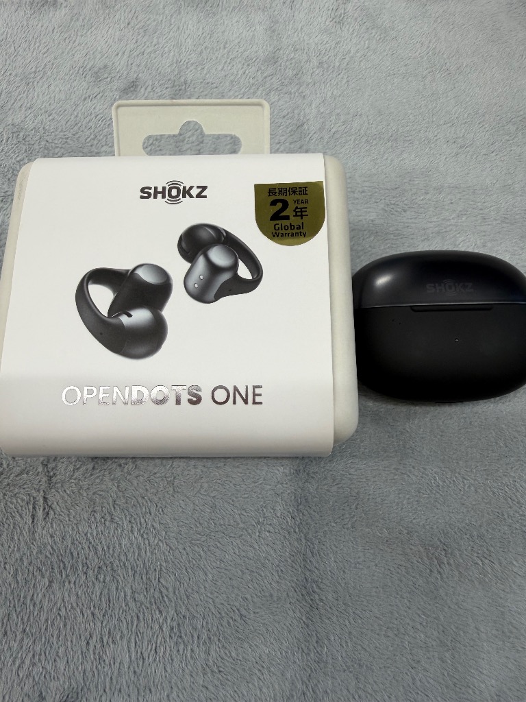 b*r様 SHOKZ 　OpenDots ONE　イヤホン ブラック OpenDots One イヤーカフ型イヤホン - Shokz (ショックス) 日本