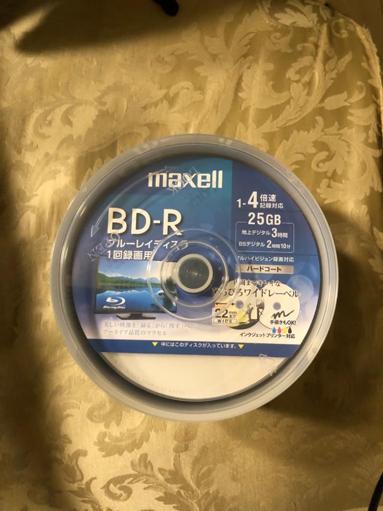 マクセル(Maxell) BRV25WPE50SP 録画用BD-R ひろびろ美白レーベルディスク 1-4倍 25GB 50枚 スピンドルケース  :184658011:ベスト電器Yahoo!店 - 通販 - Yahoo!ショッピング