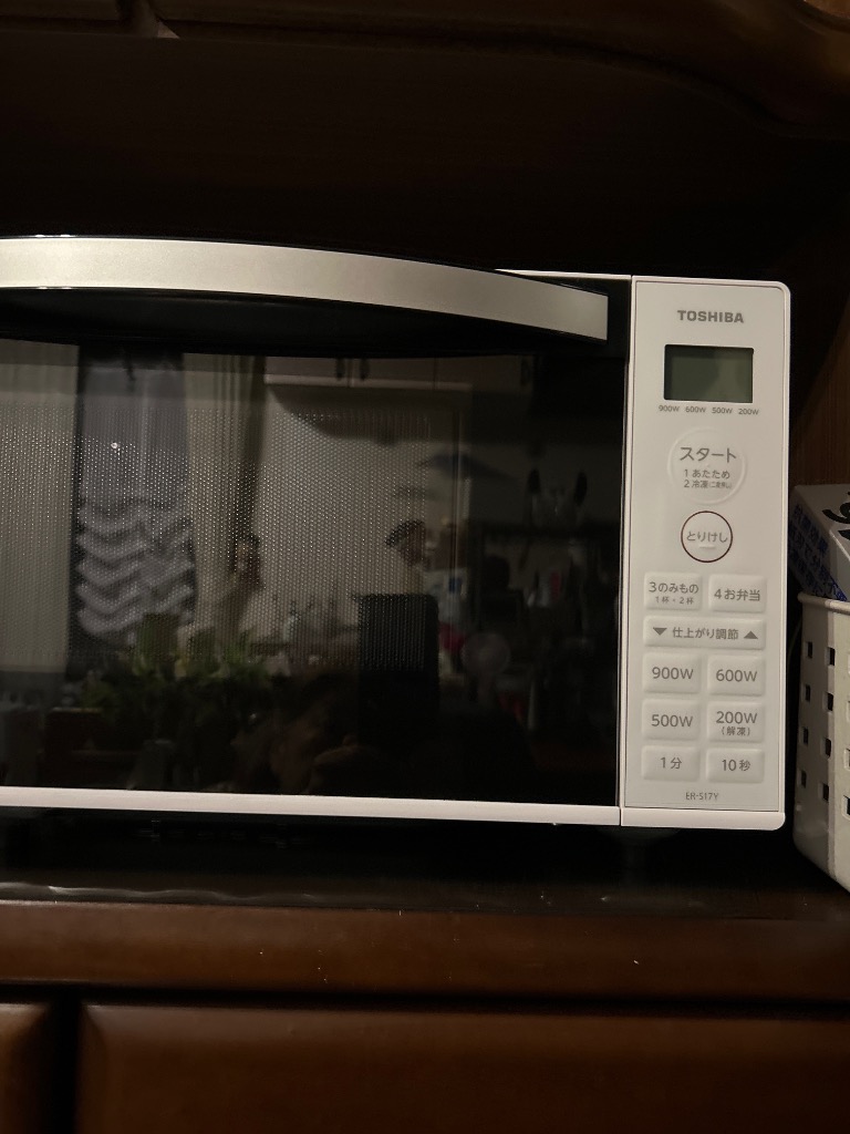 東芝 ER-S17Y(W) 単機能レンジ 17L ホワイト ERS17Y(W) : ベスト