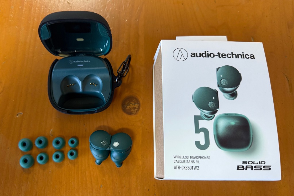 オーディオテクニカ ワイヤレス イヤホン ノイズキャンセリング IP55