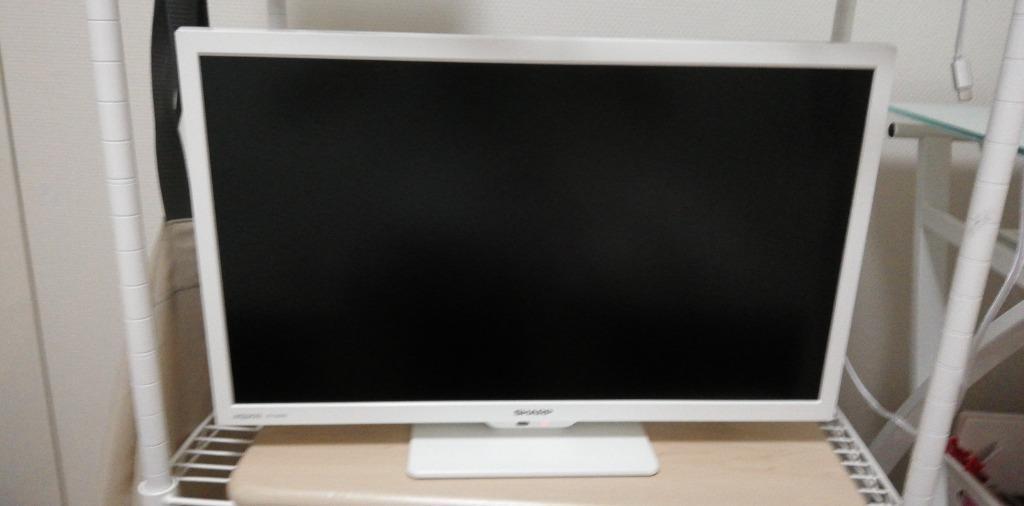 SHARP 2T-C22DE-W（ホワイト） AQUOS 液晶テレビ、薄型テレビ - 最安値