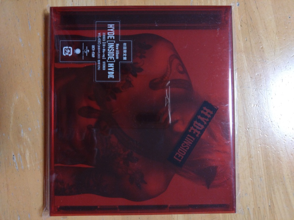 HYDE [INSIDE] CD シリアルナンバー付き 3枚セット Amazon.co.jp: HYDE [INSIDE] ( 完全限定BOX CD＋Blu-ray＋T