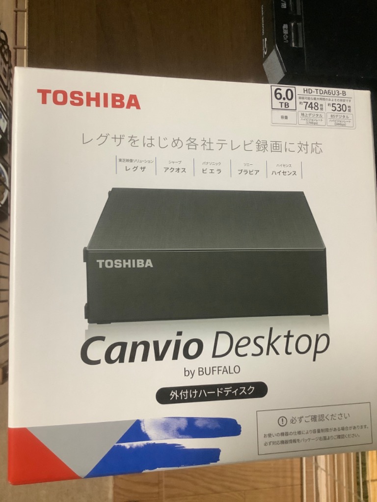 Canvio HD-TDA6U3-B 外付けHDD 6TB ブラック :7155003016:ベスト電器