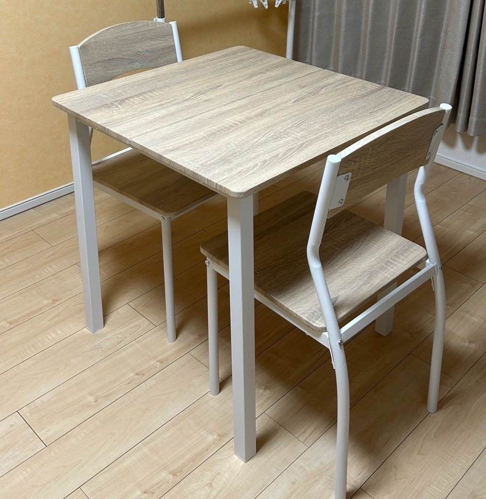 RASIK ダイニングテーブルセット 2人用 3点 テーブル チェア RASIK ダイニングテーブルセット 2人用 3点 テーブル チェア