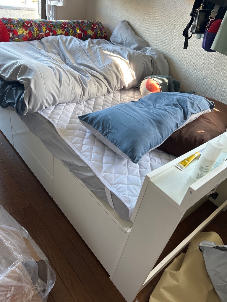 RASIK 宮付き チェスト ベッド ショート丈シングル ポケット RASIK 宮付き チェスト ベッド ショート丈シングル ポケット