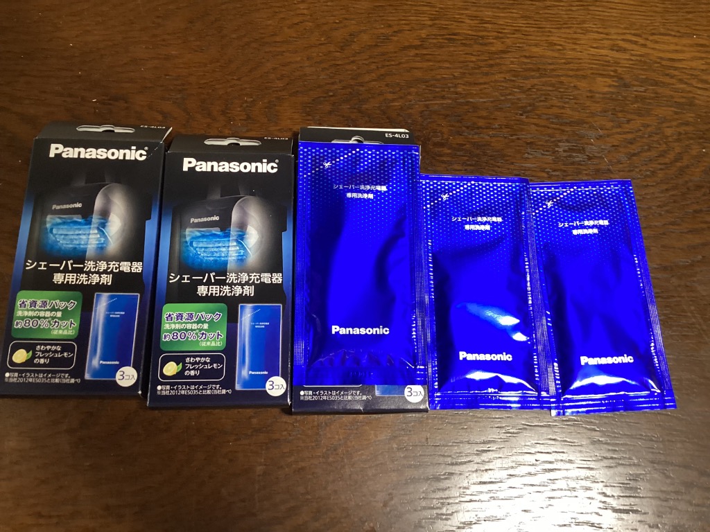 Panasonic 3個セット パナソニック 洗浄剤 ES-4L03 ラムダッシュ