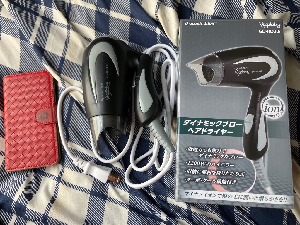 Vegetable ベジタブル GD-HD30i ドライヤー マイナスイオン ヘア