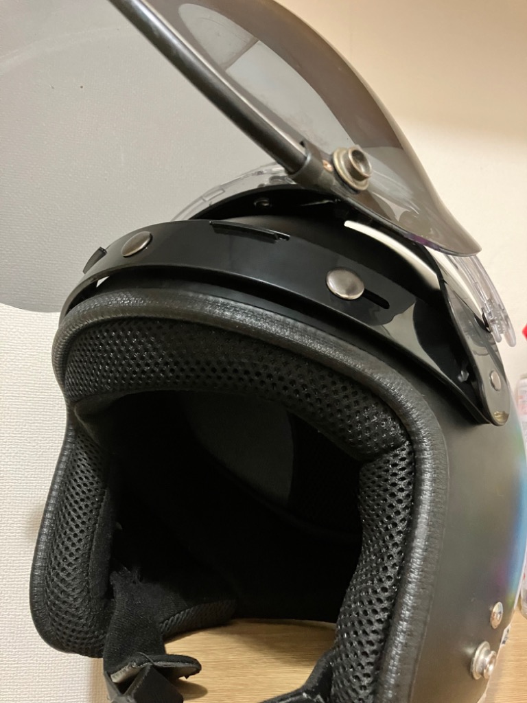 フリップアップベース バイク ヘルメット シールド ジェット