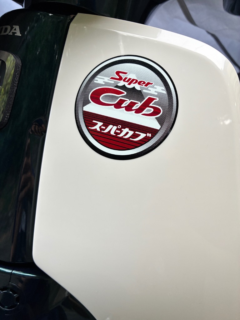 スーパーカブ 【ホンダ純正】Super Cub レッグシールドステッカー