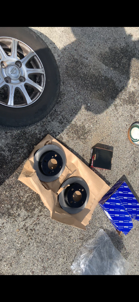 エブリィDA17Vフロント用、ブレーキパッド、ブレーキローターセット スズキ エブリィ ブレーキパッド セット DA64V DA17V フロント