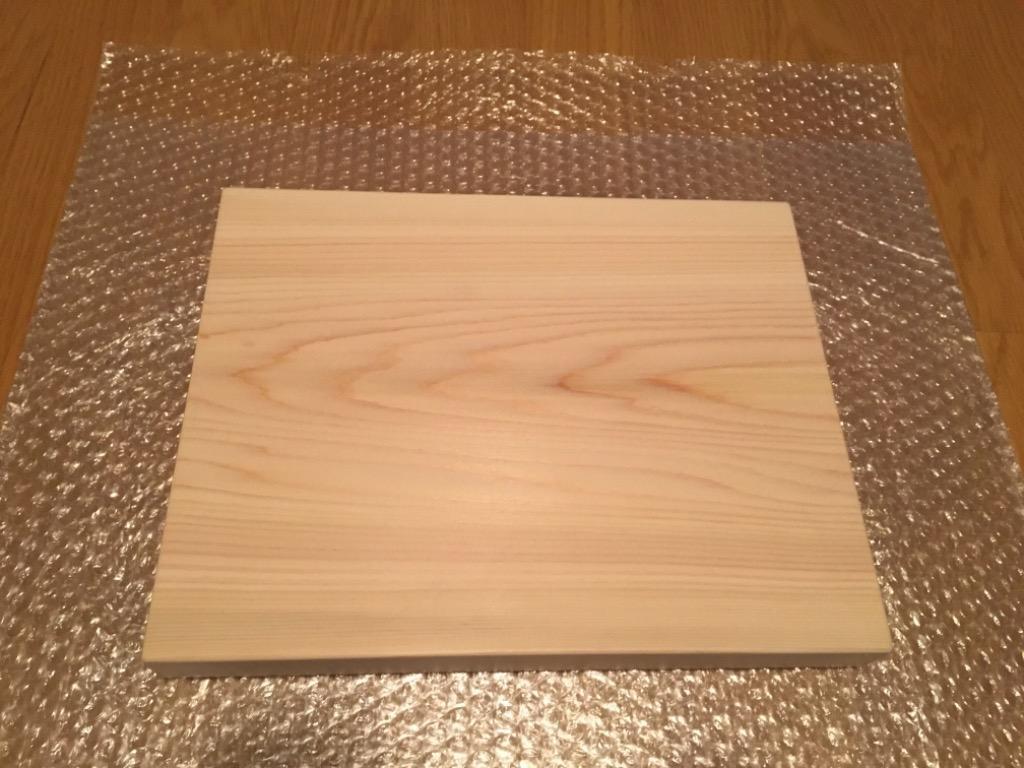木製(桧・ヒノキ)のまな板 300×240×30mm 肉・野菜の使い分けなどサブ ...