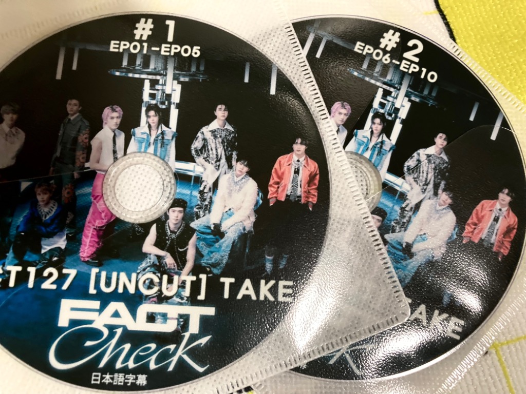 K-POP DVD NCT127 UNCUT TAKE FACT CHECK 2枚SET EP01-EP10 日本