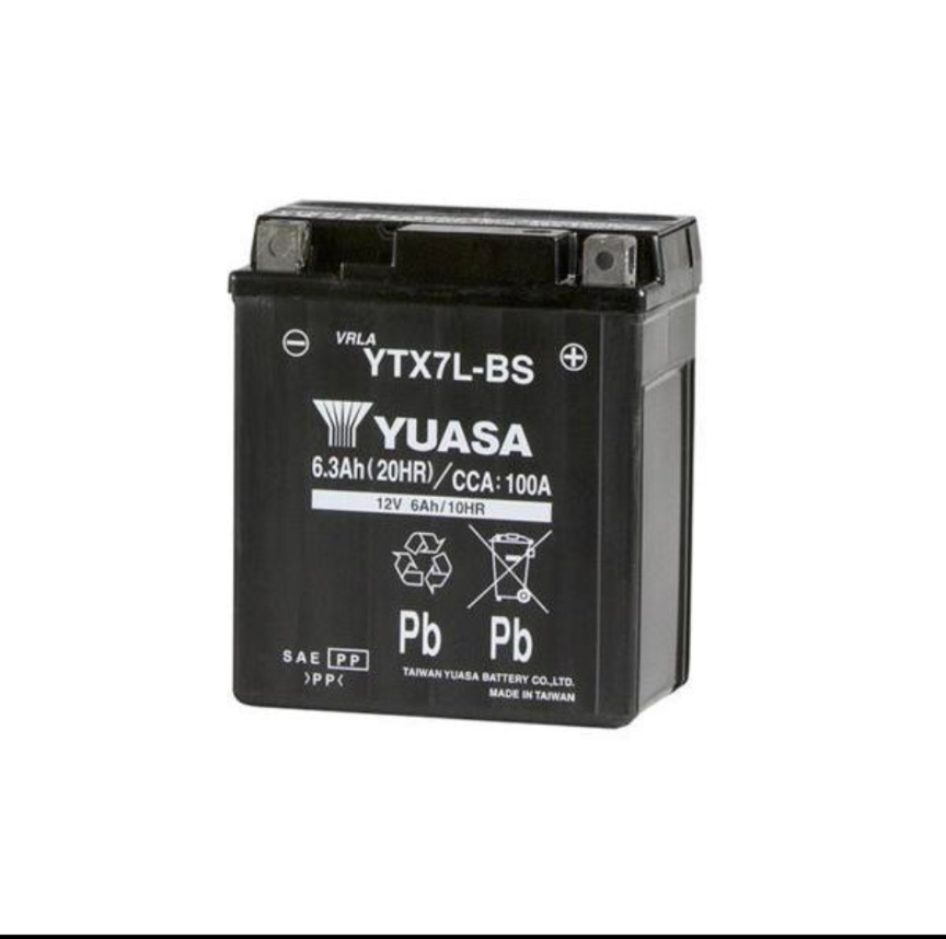 バイクバッテリー 台湾ユアサ YUASA ytx7l-bs 密閉型 MFバッテリー 液入り充電済み 1年間保証付き 新品 バイク バッテリー :  11-05-10 : バイクパーツセンター - 通販 - Yahoo!ショッピング