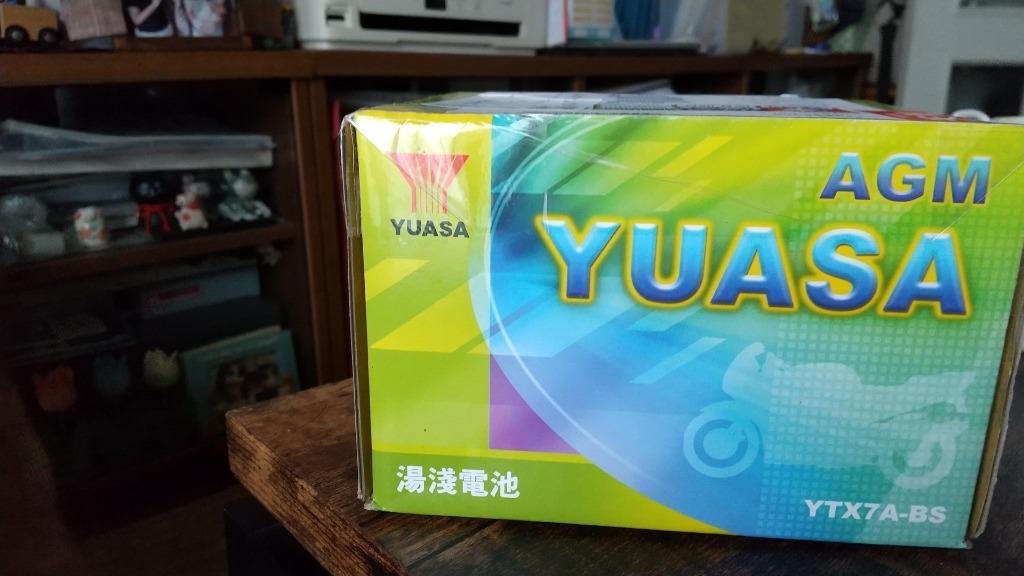 バイクバッテリー ユアサ YUASA 7A-BS YTX7A-BS CB400SF-V RVF アクシストリート シグナスX 新品【1年補償】  バイクパーツセンター :11-06:バイクパーツセンター - 通販 - Yahoo!ショッピング