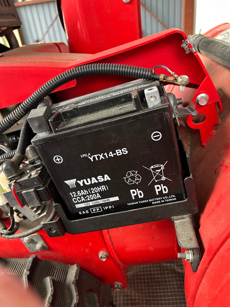 TAIWAN YUASA バイク用バッテリー YTX14-BS 台湾ユアサ 14-BS