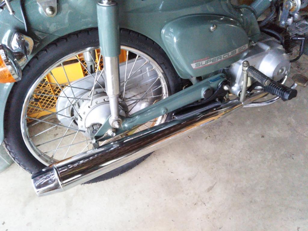 スーパーカブ50純正マフラー C50 GK4 カブCUB 交換ベースに : 壱