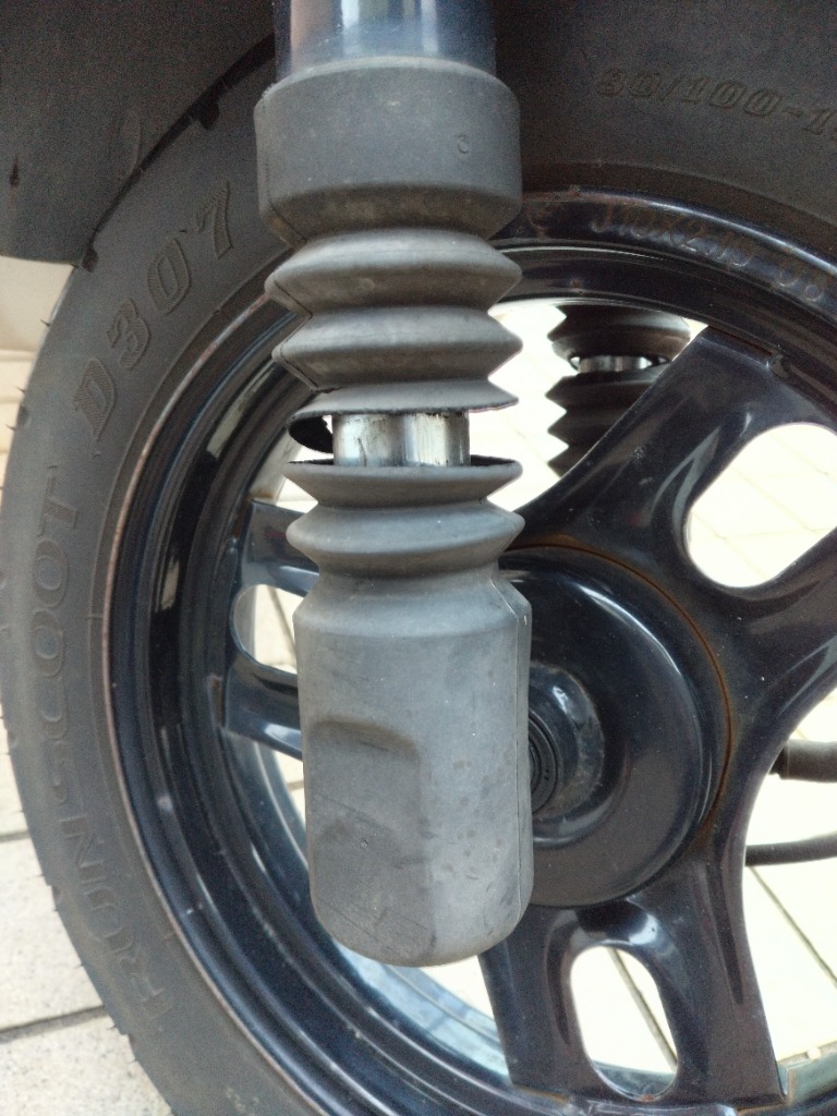 AF67フロントホイール フォークセット ホンダ トゥデイ フロント フォークカバー ブーツ 左右セット